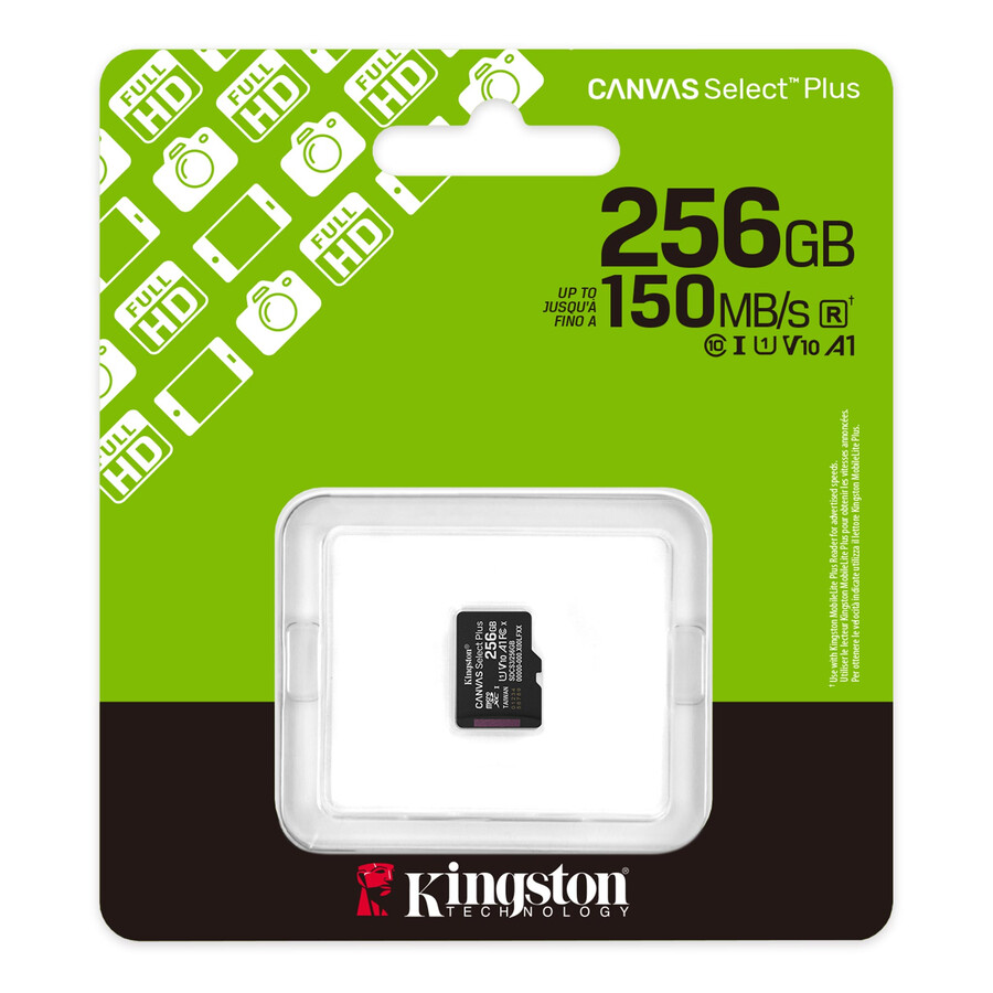 canvas select plus microsd memory card - capacity=64gb adapter=sd adapter