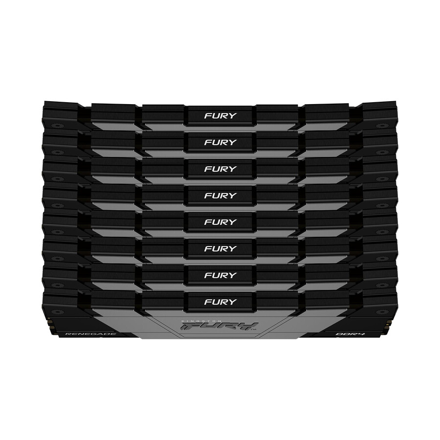 kingston fury renegade ddr4 memory - speed=3200mts total kit capacity=8gb kit=single module dram density=8gbit