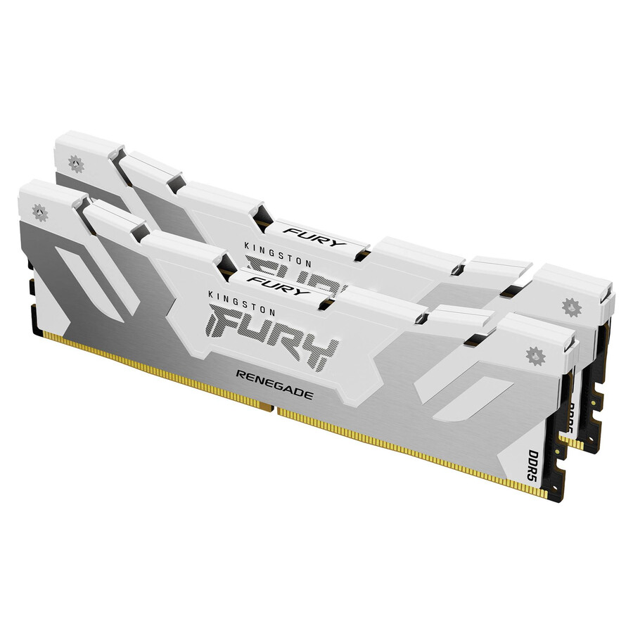 kingston fury renegade ddr5 memory - module type=cudimm speed=8400mts total kit capacity=24gb kit=single module dram density=24gbit color=black