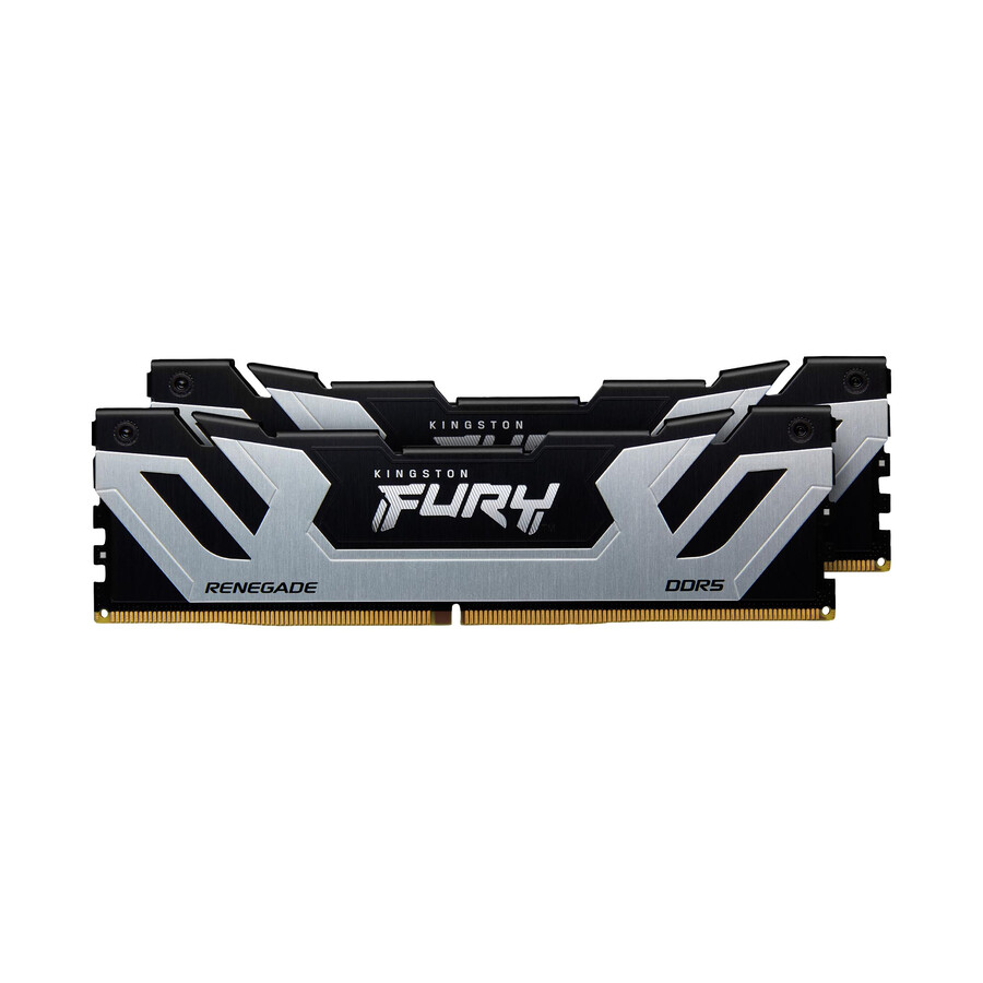 kingston fury renegade ddr5 memory - module type=cudimm speed=8400mts total kit capacity=24gb kit=single module dram density=24gbit color=black