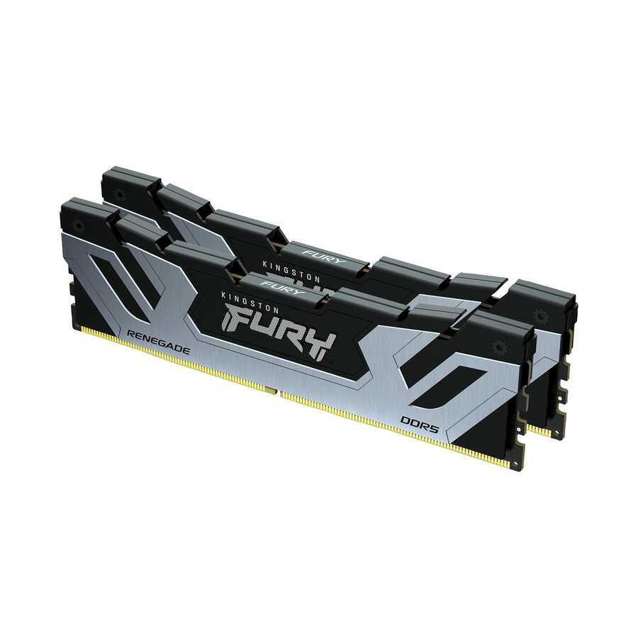 kingston fury renegade ddr5 memory - module type=cudimm speed=8400mts total kit capacity=24gb kit=single module dram density=24gbit color=black