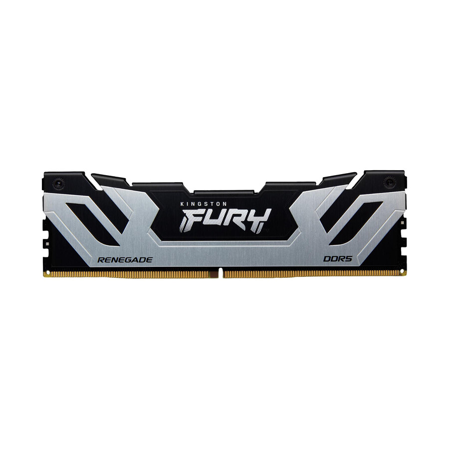 kingston fury renegade ddr5 memory - module type=cudimm speed=8400mts total kit capacity=24gb kit=single module dram density=24gbit color=black