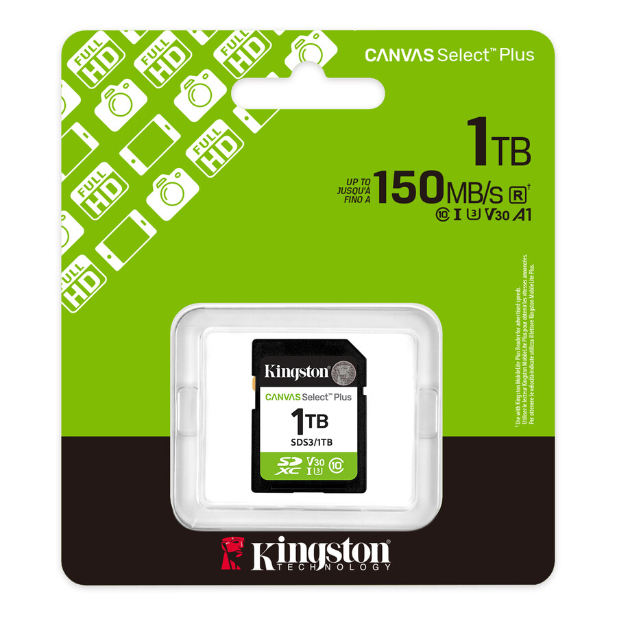 canvas select plus sd memory card - capacity=64gb