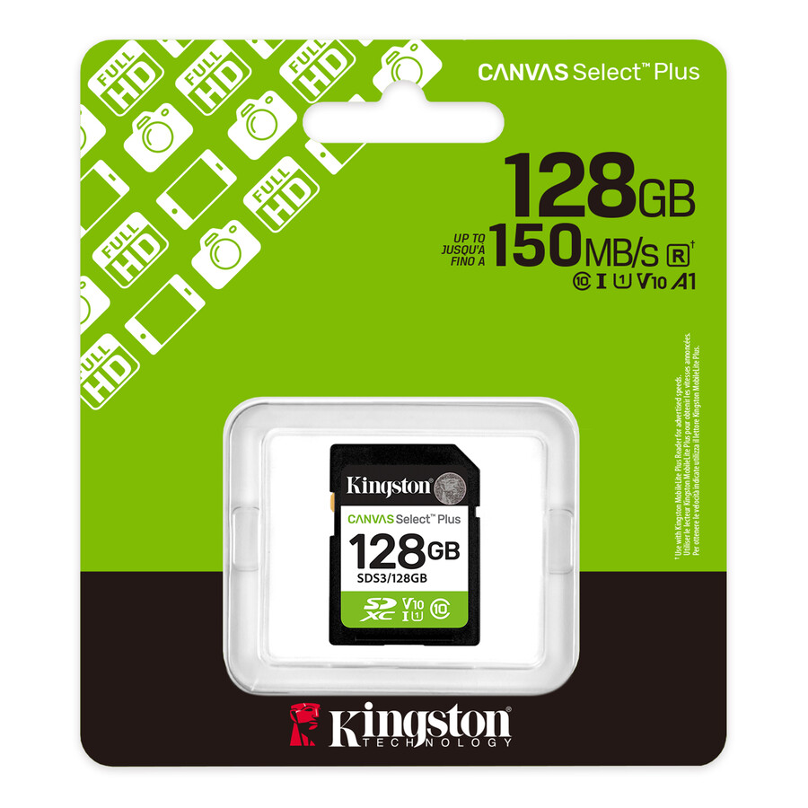 canvas select plus sd memory card - capacity=64gb