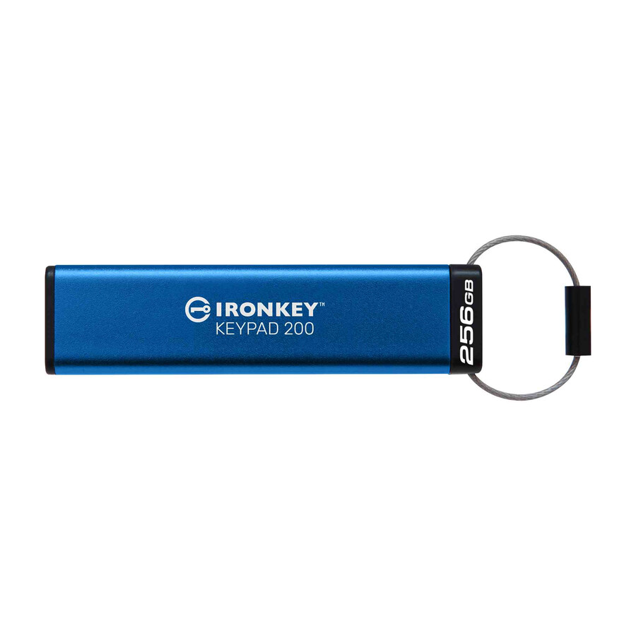 kingston ironkey keypad 200 series usb flash drive - capacity=32gb connector=usb-a