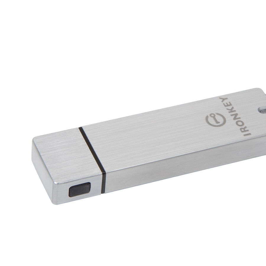 kingston ironkey s1000 encrypted usb flash drive - partnum=iks1000b8gb