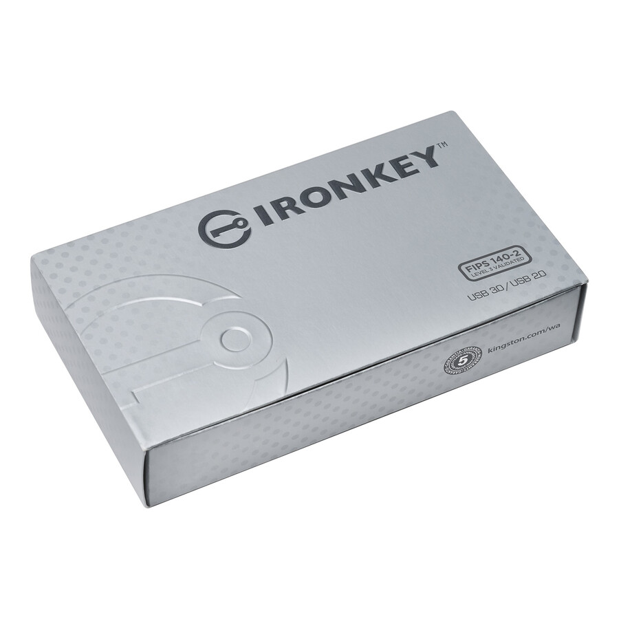 kingston ironkey s1000 encrypted usb flash drive - partnum=iks1000b8gb